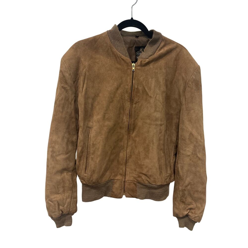 Vintage Cooper suede bomber jacket